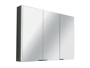 DUE / DUE+ - Mirror with cabinet with integrated lighting by INDA® - view 3