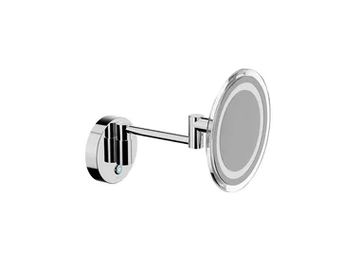 AV258A - Wall-mounted round shaving mirror by INDA® - view 2