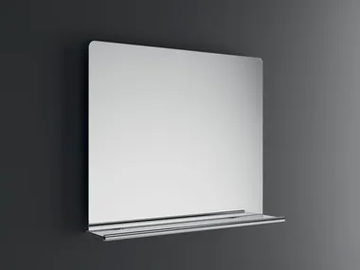 BOLSENA - Bathroom mirror with shelf by INDA® - view 2