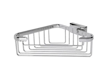 LEA - Wall-mounted chromed brass bathroom wall shelf by INDA® - view 2