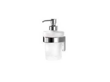 EGO - Wall-mounted satin glass Bathroom soap dispenser by INDA® - view 2