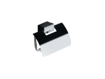 LOGIC - Brass toilet roll holder with cover by INDA® - view 2