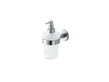 INOX - Wall-mounted satin glass Bathroom soap dispenser by INDA® - view 3