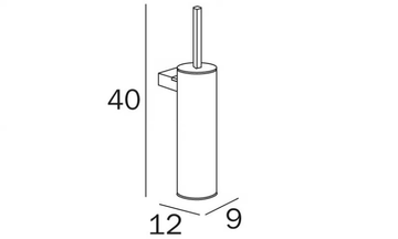 LOGIC - Wall-mounted toilet brush by INDA® - view 3