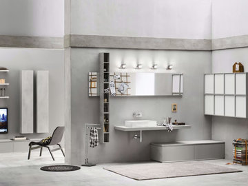 PROGETTO+ - Composition 2 - Bathroom cabinet / vanity unit by INDA® - view 2