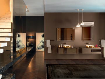 QAMAR - Composizione 1 - Sectional vanity unit by INDA® - view 2