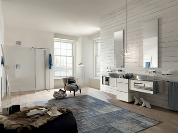 QAMAR - Composizione 4 - Sectional vanity unit by INDA® - view 2