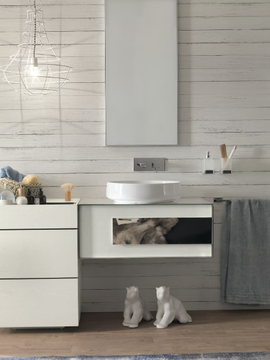 QAMAR - Composizione 4 - Sectional vanity unit by INDA® - view 3