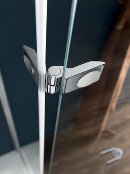 SIM - 5 - Niche glass shower cabin with folding door by INDA® - view 3