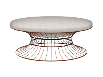 BOLONIA - Round garden pouf by ISIMAR - view 2