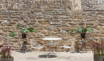 NOSTRUM - High galvanized steel garden vase by ISIMAR - view 3