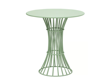 BOLONIA - Round galvanized steel garden table by ISIMAR - view 2