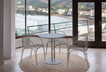 PARADISO - Round steel garden table by ISIMAR - view 3
