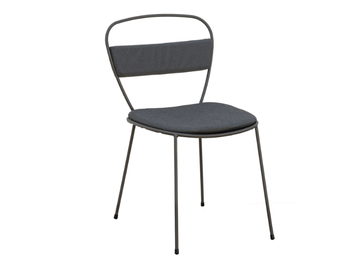SEDNA - Powder coated steel garden chair by ISIMAR - view 2
