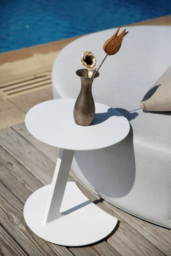 BOLERO 93227 - Round aluminium garden side table by IVINI - view 3