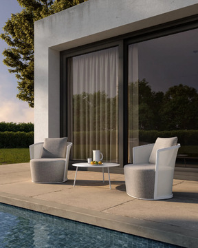BOLERO 91229 - Fabric garden armchair by IVINI - view 3