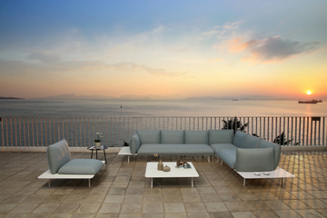 KONA - Modular fabric garden sofa by IVINI - view 3