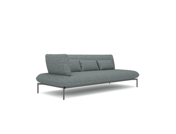 OZE 91336E-L/91336E-R - 3 seater Sunbrella® fabric garden sofa by IVINI - view 3