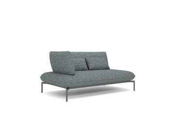 OZE 91336L-L/91336L-R - 2 seater Sunbrella® fabric garden sofa by IVINI - view 3
