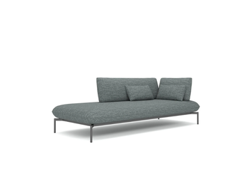 OZE 91336S-L/91336S-R - Sunbrella® fabric garden daybed by IVINI - view 3