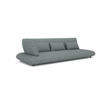OZE 91338E-L/91338E-R - 3 seater Sunbrella® fabric garden sofa by IVINI - view 3