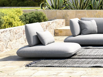 OZE 91338M - Sunbrella® fabric garden armchair by IVINI - view 3