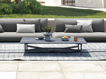 OZE 93336I - Low Sintered stone garden side table by IVINI - view 3