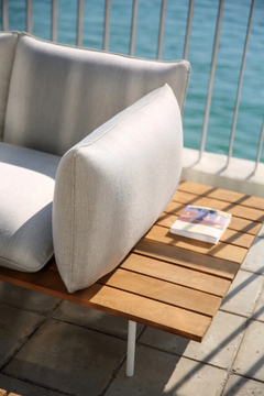 VAIL 91296L - 2 seater Sunbrella® fabric garden sofa by IVINI - view 3