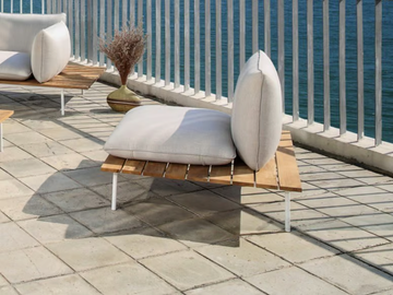 VAIL 91296M - Sunbrella® fabric garden armchair by IVINI - view 3