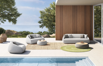 VIGO 91326L - 2 seater Sunbrella® fabric garden sofa by IVINI - view 3