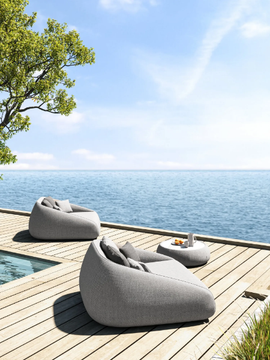 VIGO 91326/91326S - Sunbrella® fabric garden armchair with armrests by IVINI - view 3