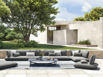 OZE - Modular Sunbrella® fabric garden sofa by IVINI - view 2