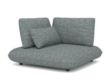 OZE 91338C - Corner Sunbrella® fabric garden armchair by IVINI - view 2