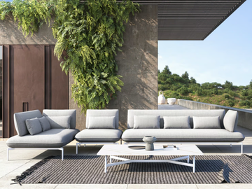 OZE - Modular Sunbrella® fabric garden sofa by IVINI - view 3