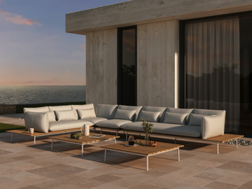 VAIL - Modular Sunbrella® fabric garden sofa by IVINI - view 2