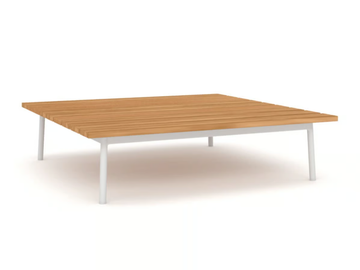 VAIL 93296 - Square low teak garden side table by IVINI - view 2