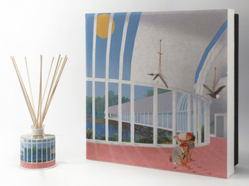 DRAWINGS Premium - Uva e Mirtilli - Natural stone Air freshener dispenser by IWISHYOU - view 2