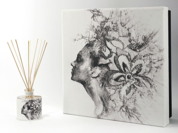 FLOATING Premium - Uva e Mirtilli - Natural stone Air freshener dispenser by IWISHYOU - view 2
