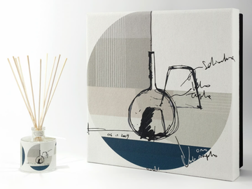 SKETCH Premium - Uva e Mirtilli - Natural stone Air freshener dispenser by IWISHYOU - view 2