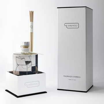 SKETCH Prestige - Tabacco e Agrumi - Natural stone Air freshener dispenser by IWISHYOU - view 3