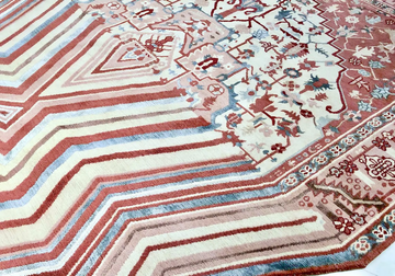 EVOLUTION I - Rectangular handmade Himalayan Wool rug by Illulian - view 3