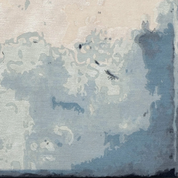 SAHARA VERS. A - Himalayan wool, pure silk and vegetable colors rug by Illulian - view 3