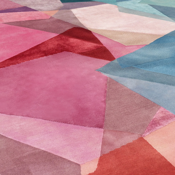 SKYLA VERS. A - Himalayan wool, pure silk and vegetable colors rug by Illulian - view 3
