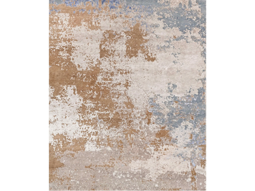 RAW VERS. A - Rectangular rug in Himalayan wool and silk by Illulian - view 2
