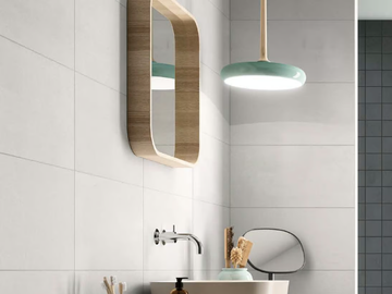 CREATIVE CONCRETE W - Porcelain stoneware wall/floor tiles with concrete effect by Imola - view 2