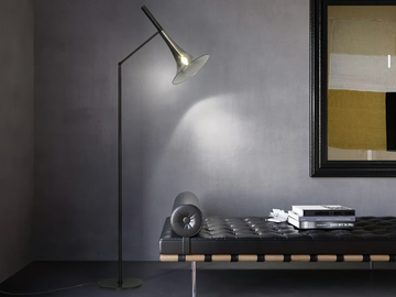 BAFFO 7026/P - LED adjustable blown glass floor lamp by Italamp - view 3