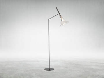 BAFFO 7026/P - LED adjustable blown glass floor lamp by Italamp - view 2