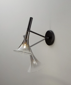 BAFFO - LED glass wall lamp with fixed arm by Italamp - view 3