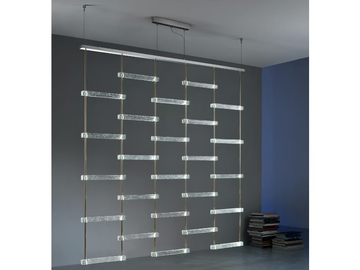 PIOLA - Glass pendant lamp / room divider by Italamp - view 2