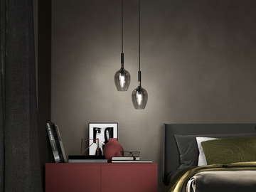 ROSÈ 3050/S1 - Blown glass pendant lamp by Italamp - view 3
